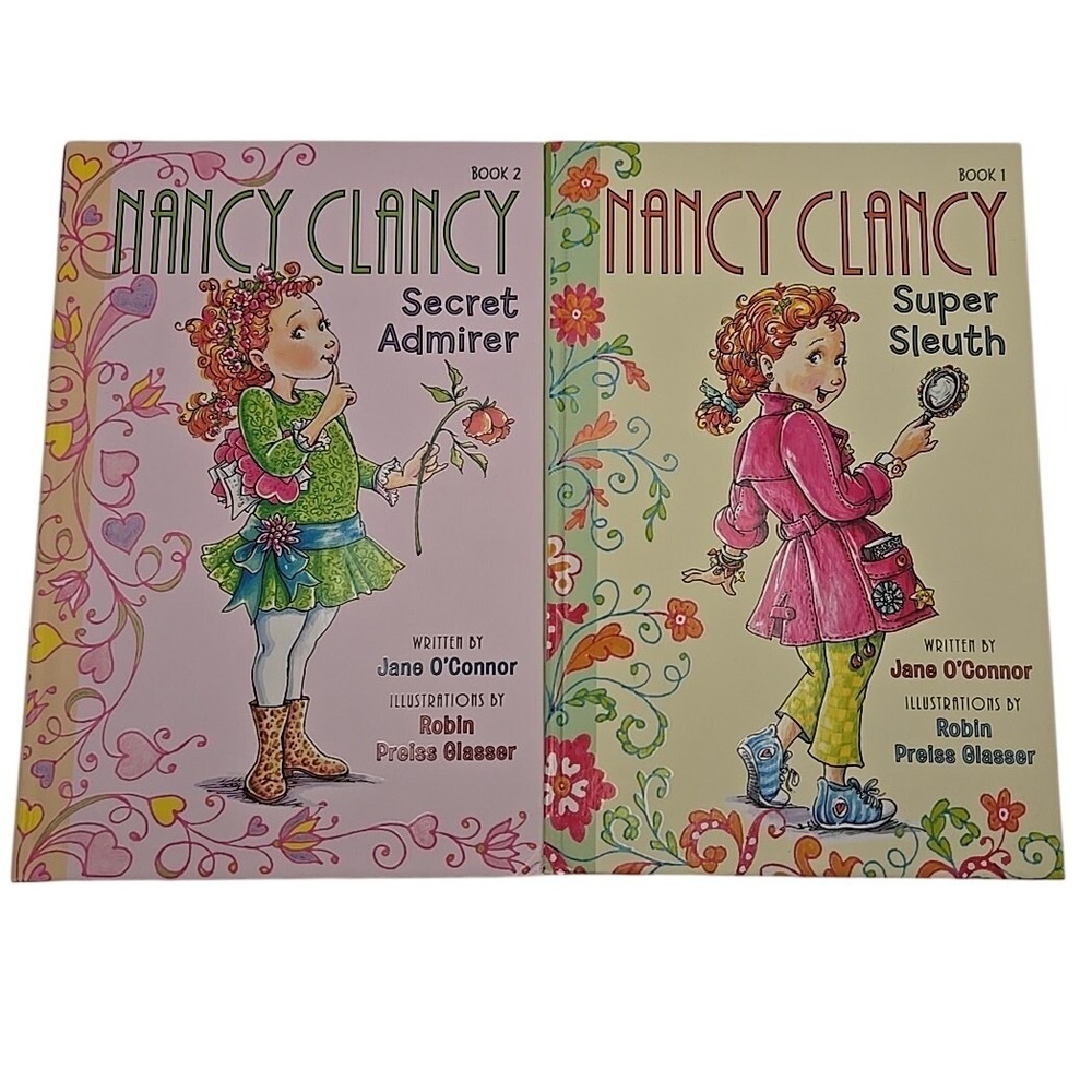 Nancy Clancy Set Of 2 Books, Secret Admirer & Super Sleuth By Jane O'Connor‎